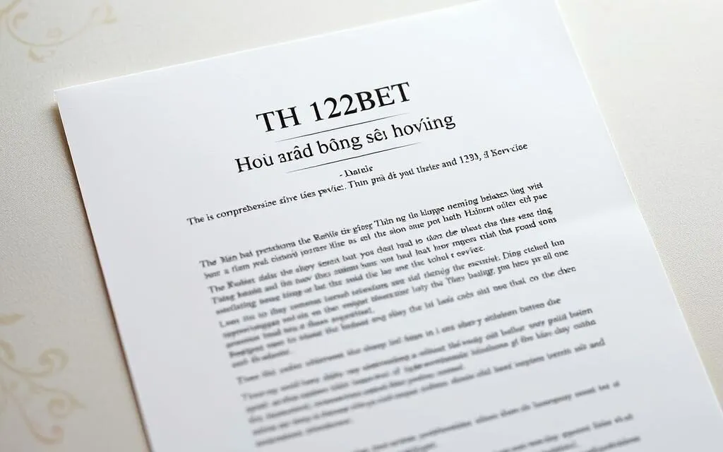 Điều khoản sử dụng 12BET